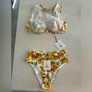 ONIA swimsuit medium top/ small bottom (brand new)